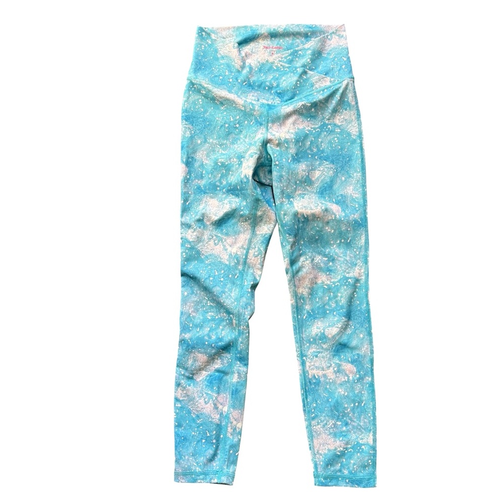 Women’s Y2K Juicy Couture Sports Turquoise Lilac Aurora Leggings